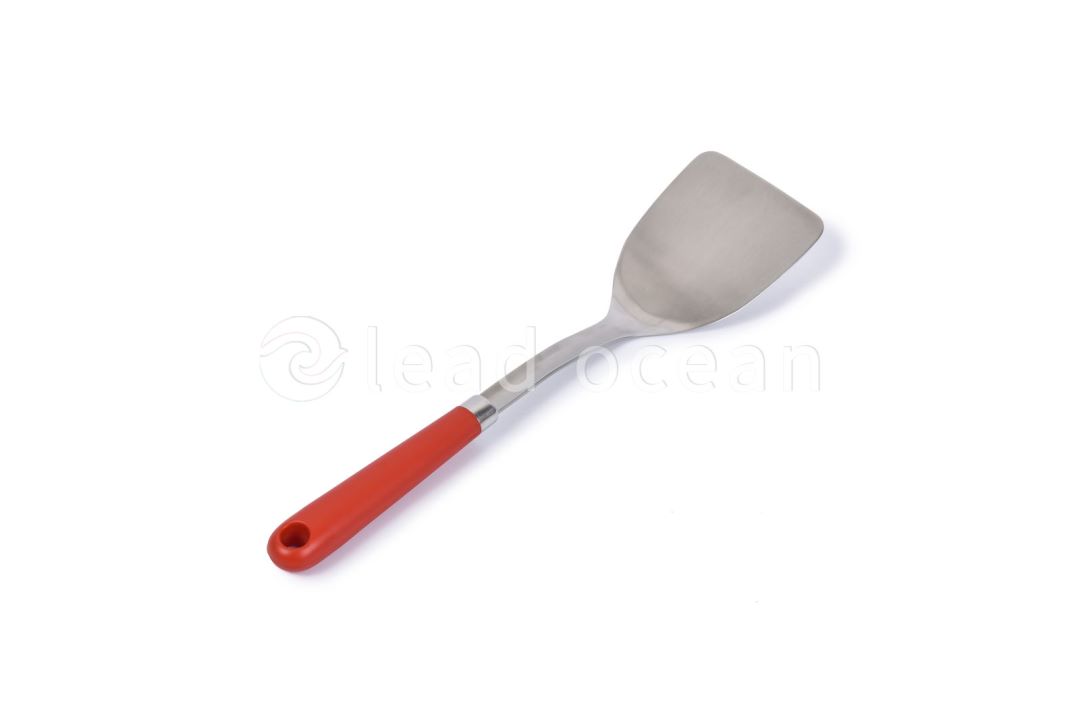 Solid Turner with Silicone Handle